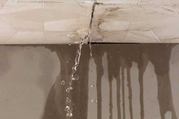 Professional Burst Pipe Cleanup technician working in Topton, PA